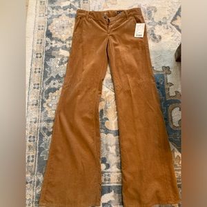 Beige/Gold Corduroy Pants